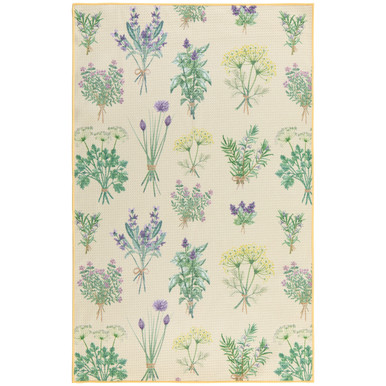 Now Designs Recycled Microfiber Dishtowel, Fresh Herbs (NKT3635D)