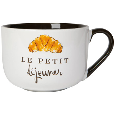 Now Designs Latte Mug, Le Petit Dejeuner (NMG3628D)