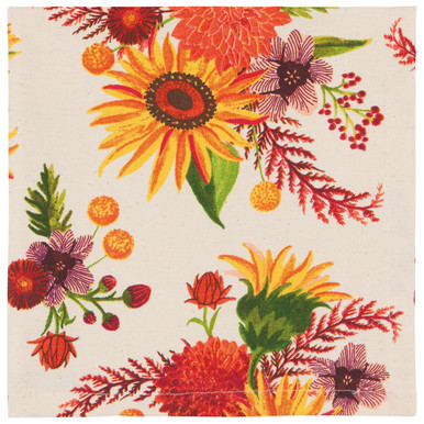 Now Designs Napkins, Sunflower Splendor - Set of 4 (NNP2323D)