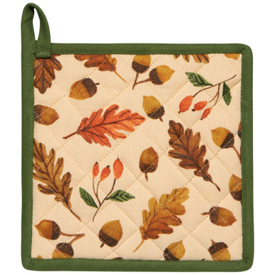 Now Designs Potholder, Oak & Acorn Spruce (NPH3582D)