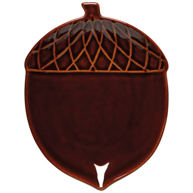 Now Designs Shaped Dish, Oak & Acorn (NSV3585D)