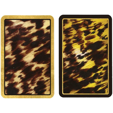 Caspari Playing Cards, Tortoise - Set of 2 Decks (PC110)