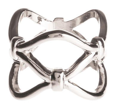 Rain Collection Silver Wire Ring, Size 7