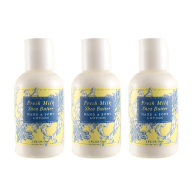Greenwich Bay 2oz Lotion, Fresh Milk Shea Butter - Set of 3 (R2W003)