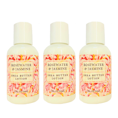 Greenwich Bay 2oz Lotion, Rosewater & Jasmine - Set of 3 (R2W015)