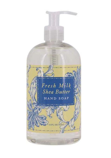 Greenwich Bay 16oz Hand Soap, Fresh Milk & Shea Butter (R2Y003)
