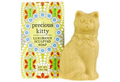Greenwich Bay 1.2oz Sculpted Kitty Soap, Precious (R57K01)
