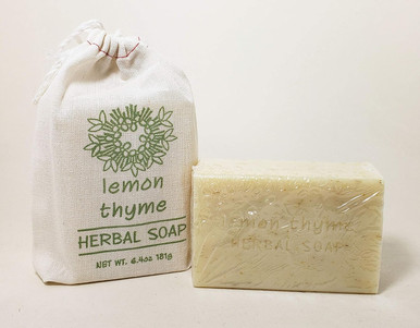 Greenwich Bay 6.4oz Sack Soap, Lemon Thyme (R5M093)