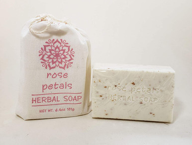 Greenwich Bay 6.4oz Sack Soap, Rose Petals (R5M094)