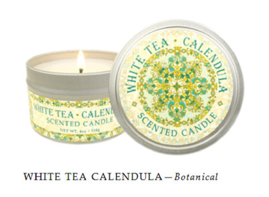 Greenwich Bay White Tea & Calendula Scented Candle, 4 oz (R83017)