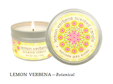 Greenwich Bay Lemon Verbena Scented Candle, 4 oz (R83027)
