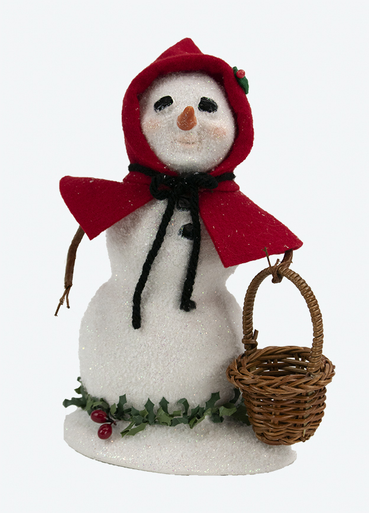 Byers' Choice Snowman with Red Cape - 7.5" (SN2242)