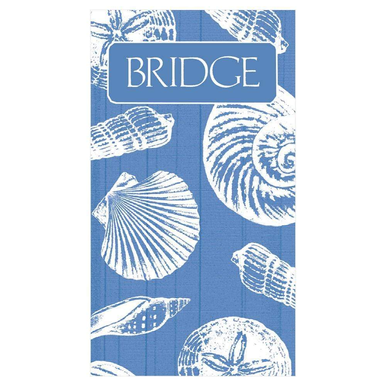 Caspari Bridge Score Pad, Shells (SP142)