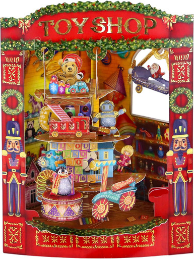 Boston International Swing Card, Christmas Toy Shop (SSC208)