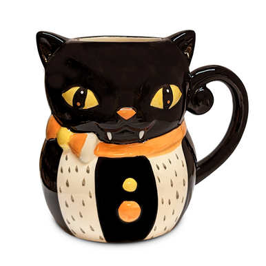 One Hundred 80 Degrees Halloween Mug, Cat (TM0264)