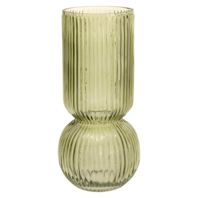 Boston International Vase, Fluted - Sage (URB25055)