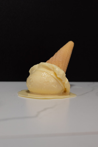 Just Dough It Replica Melted Vanilla Ice Cream Cone (W0503V)