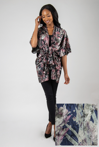 Ganz Velvet Wrap, "Crushing on You" - Sage