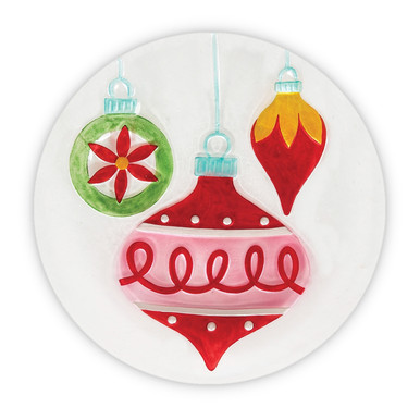 Gallerie II Glass Bowl, Colorful Ornaments (XBWL76997)