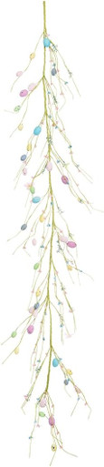 Gallerie II 47" Easter Egg Artificial Flower Branches Stem Novelty Garland (XGAR79651)