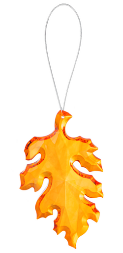 Ganz Leaf Ornament, Fall in Love - Orange (ACRYF-1455B)