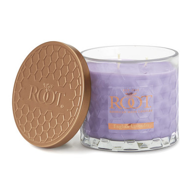 Root 3-Wick Honeycomb Candle - English Lavender (631359)