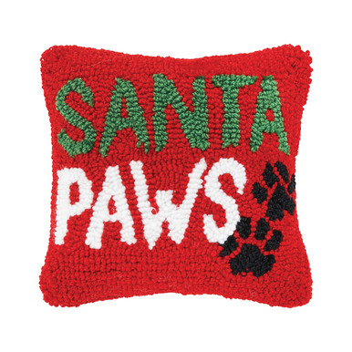 C&F Home Hooked Throw Pillow, Santa Paws (C44488078)
