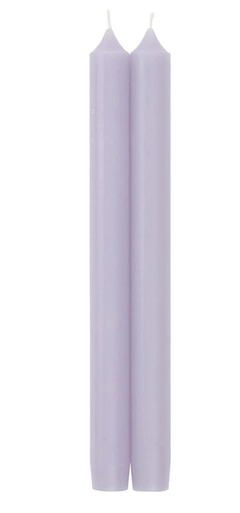 Caspari 10" Straight Taper Candles, Lavender - Set of 2 (CA85.2)