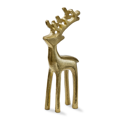 TAG Reindeer Silhouette Figurine, Large Gold (G18920)