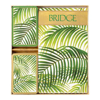 Caspari Bridge Gift Set, Under The Palms (GS126)
