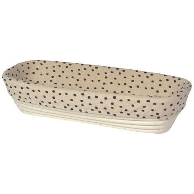 Now Designs Rectangular Banneton Liner, Dots (5188003)