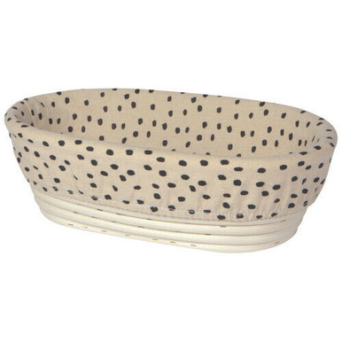Now Designs Oval Banneton Liner, Dots (5187003)