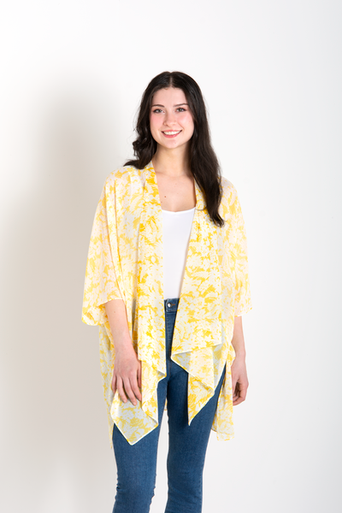 Ganz Wrap, Botanical - Canary (SWRP103-CANARY)