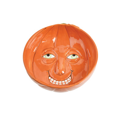 C&F Home Large Candy Bowl, Victor Pumpkin (XBWL76518)
