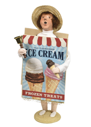 Byers' Choice Carolers, Ice Cream Vendor - 13" (ZNAU251)