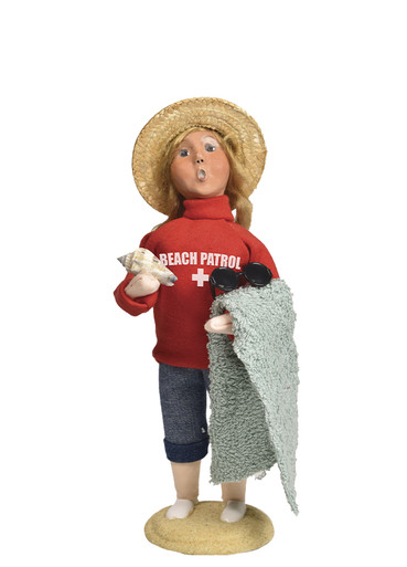 Byers' Choice Carolers, Sandy Beach Girl - 10" (ZNAU252)